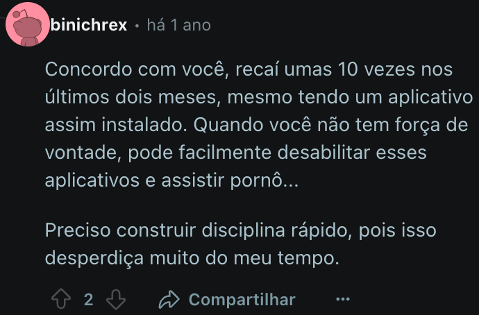 print comentário 10 da rede social
