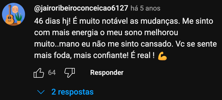 print comentário 11 da rede social