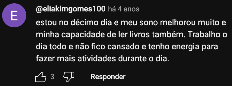 print comentário 14 da rede social