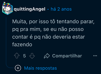 print comentário 2 da rede social
